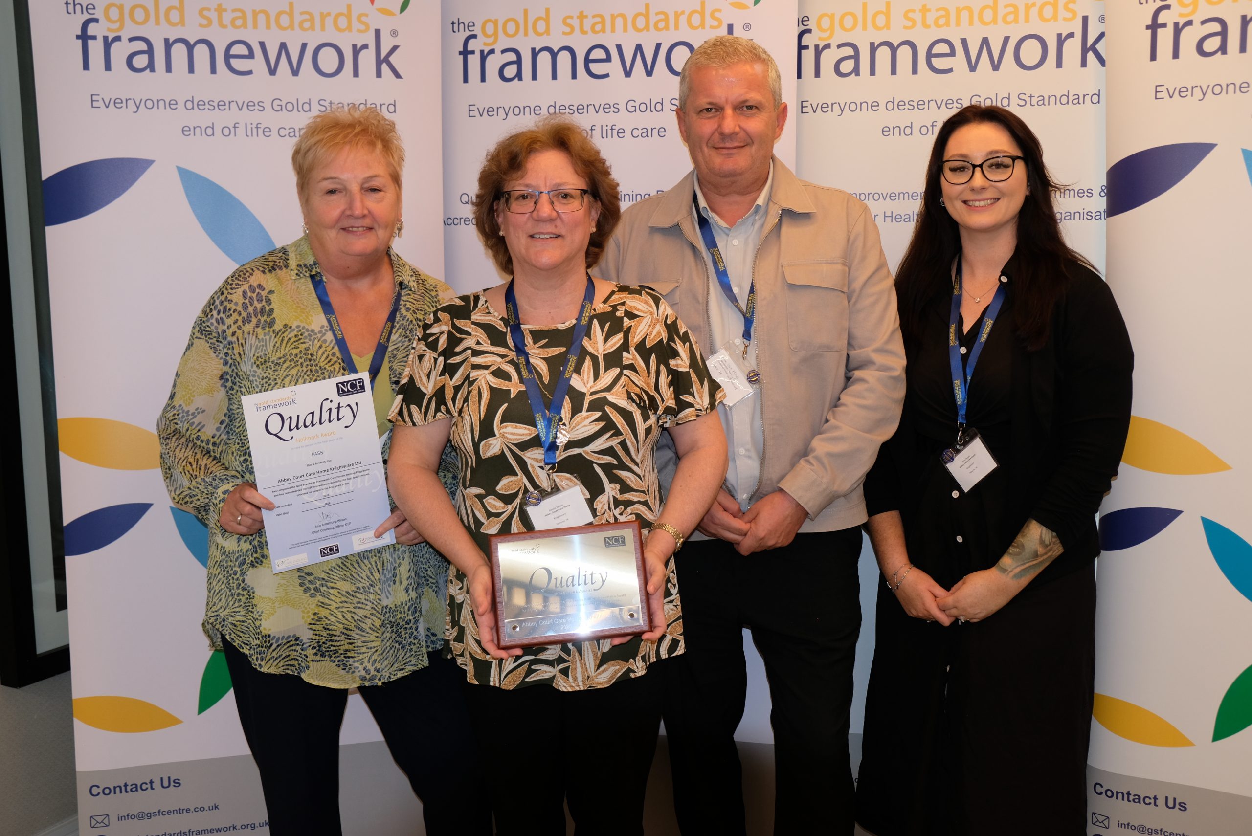 Abbey Court Awarded Gold Standard Framework Accreditation